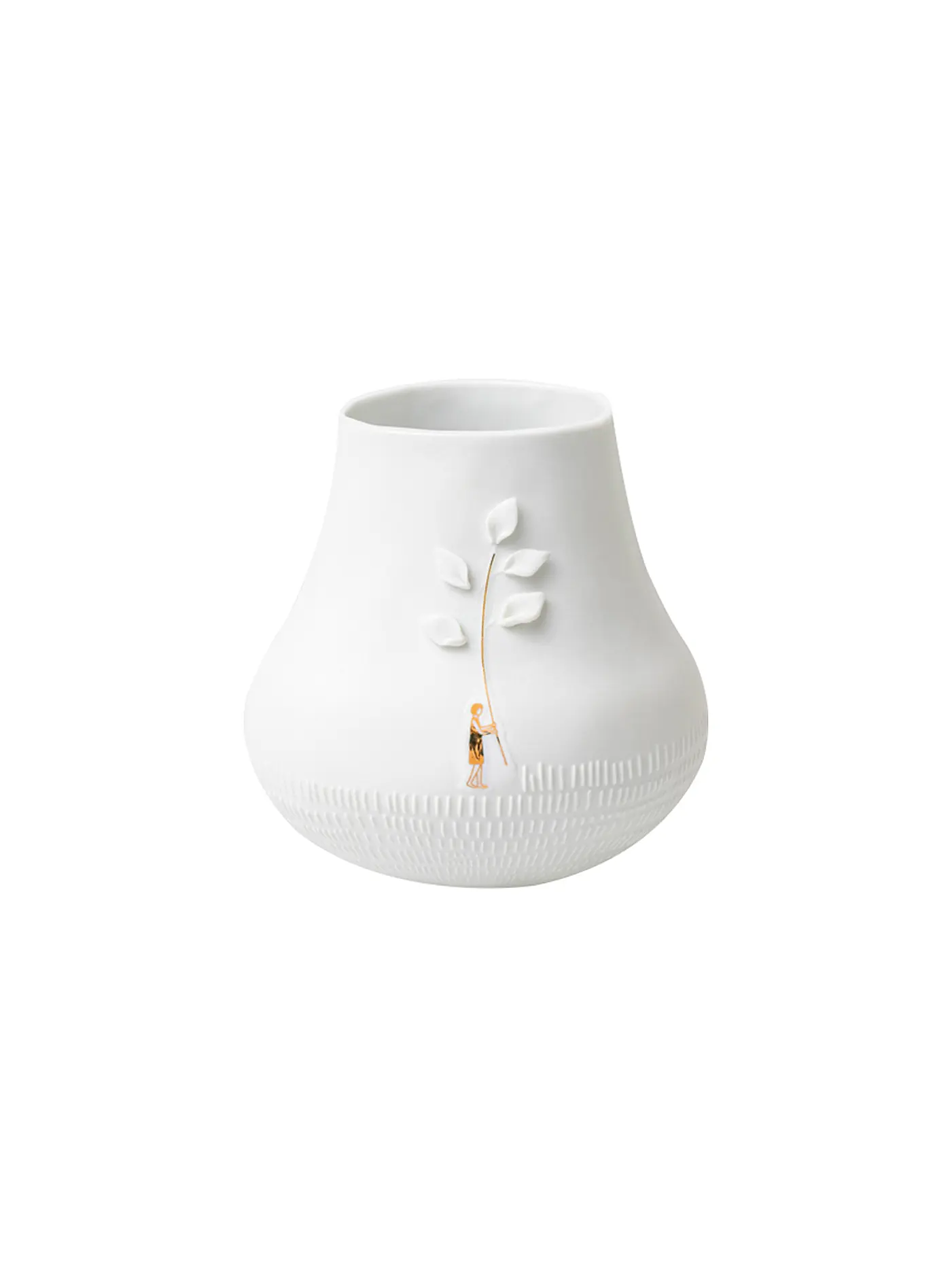 RAEDER | Vase DANKBAR 11x11cm Weiss | 